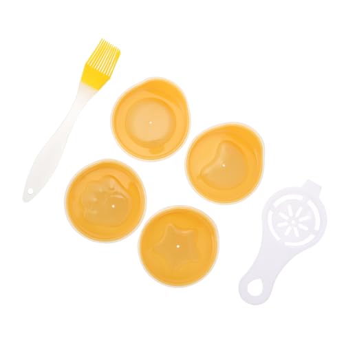 Zerodeko DIY Dampfgarer Backform Gelbe Wiederverwendbare Antihaftbeschichtete Silikonform für Kuchen Pudding Gelee und Eier Leicht zu Reinigen für Gesunde Lebensmittel Geeignet von Zerodeko