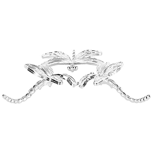 Zerodeko Dattel Halter Kristallkugel Metallst?nder Eisen Base Libelle Geformte Kugelhalterung Für Schmuck Teller Nail Schreibtisch Hochzeit Tisch Sliver Kristallkugel Halterung von Zerodeko