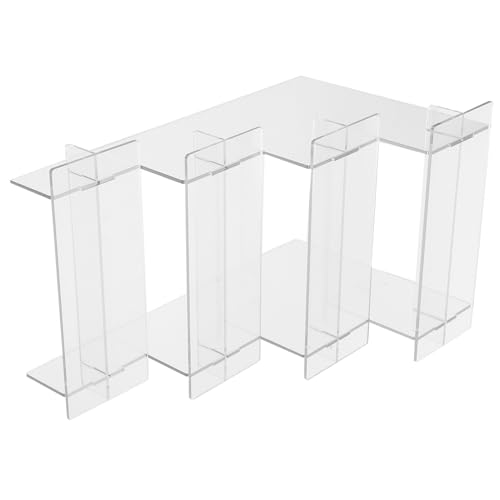 Zerodeko Desktop Display Riser Organizer für Figuren Kosmetik Wiederverwendbar für Schreibtisch Zuhause von Zerodeko