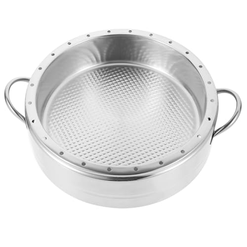 Zerodeko Edelstahl Dampfkorb mit Doppelgriffen Langlebiges Dämpfgestell für Induktionsherde Vielseitiger Steamer Einsatz für Gemüse Fisch Meeresfrüchte und Gedämpfte Speisen Zerodeko Edelstahl Dampfkorb mit Doppelgriffen Langlebiges Dämpfgestell für Induktionsherde Vielseitiger Steamer Einsatz für Gemüse Fisch Meeresfrüchte und Gedämpfte Speisen von Zerodeko