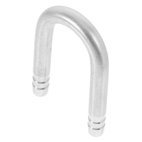 Zerodeko Edelstahl U förmiges Rohr Verbindung für Aquarium Zubehör Langlebig Verschleißfest Stilvoll für Fischbecken Filtrationssysteme und Kohlendioxidanlagen von Zerodeko