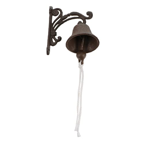 Zerodeko 1stück Wandmontierte Gusseisen Türklingel Im Rustikalen Stil Manuelle Türglocke Für Haus Und Garten Vintage Deko Für Innen Und Außenbereich von Zerodeko
