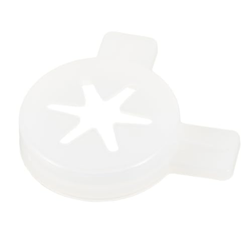 Zerodeko Eiscreme Maschinen Zubehör Modellierdüse für Soft Serve Wiederverwendbarer Aufsatz für Eiscreme Maschinen von Zerodeko
