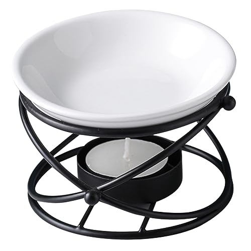 Zerodeko Eleganter Aromatherapie Räuchergefäß Kerzenhalter aus Robustem Metall Dekoratives Duftlampen Accessoire für Wohn und Schlafzimmer Stilvolles ohne Kerze von Zerodeko