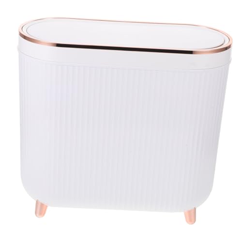 Zerodeko Eleganter Badabfallbehälter mit Geruchssiegel-deckel Schlanker Müllbehälter für Enge Räume Platzsparend Leicht zu Reinigen Modernes Design für Bad Wc und Gästezimmer Zerodeko Eleganter Badabfallbehälter mit Geruchssiegel-deckel Schlanker Müllbehälter für Enge Räume Platzsparend Leicht zu Reinigen Modernes Design für Bad Wc und Gästezimmer von Zerodeko