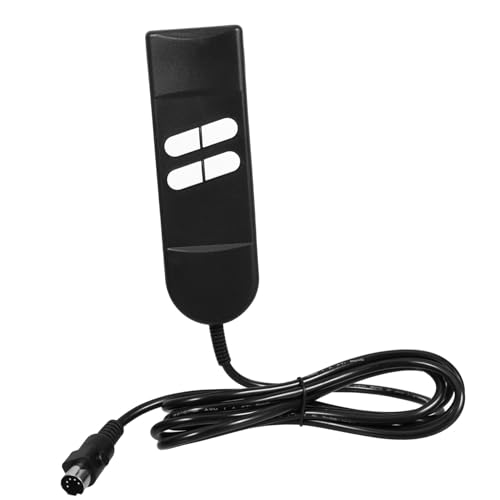 Zerodeko Elektrische Fernbedienung Tasten für Lift Sessel Verstellbar Ersatz Handsteuerung für Relaxsessel mit Langem Kabel Kompatibilität und Einfache Bedienung von Zerodeko