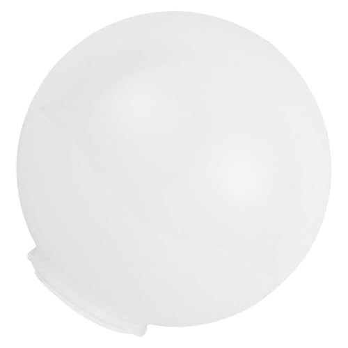 Zerodeko Ersatz-Lichtkugel Mit Halsloser Öffnung 30 Cm Weißer Acryl-Kugel-Lampenschirm Pfostenlampenschirm Außenleuchte Lichtabdeckungen Für Gartenleuchte Im Freien Wandleuchte von Zerodeko