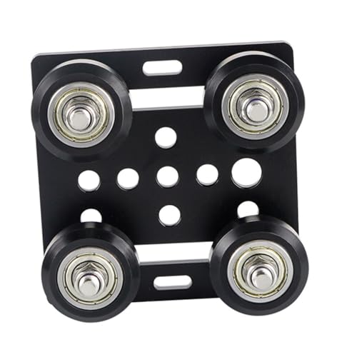 Zerodeko Europäische V Style Pulley Aluminiumprofil V Wheel Platte Drucker Zubehör Gantry Support mit Verstellbarem Exzenter Langlebige Kompakte Baugruppenplatte Zerodeko Europäische V Style Pulley Aluminiumprofil V Wheel Platte Drucker Zubehör Gantry Support mit Verstellbarem Exzenter Langlebige Kompakte Baugruppenplatte von Zerodeko
