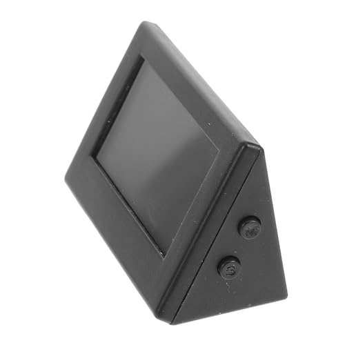 Zerodeko Fahrzeug Armaturenbrett Uhr mit Großem Display Minimalistisches Design Platzsparend Präzise Zeitanzeige Geeignet für Automodelle Einfache Ablesbarkeit bei Nacht und Tag von Zerodeko