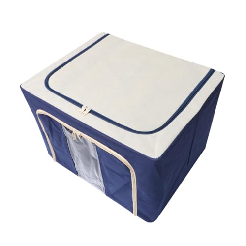 Zerodeko Faltbare Aufbewahrungsbox aus Geruchlosem Vliesstoff Organizer für Kleidung Decken Bettwäsche mit Doppelreißverschluss Platzsparend und Durchsichtig für Kleiderschrank und Zerodeko Faltbare Aufbewahrungsbox aus Geruchlosem Vliesstoff Organizer für Kleidung Decken Bettwäsche mit Doppelreißverschluss Platzsparend und Durchsichtig für Kleiderschrank und von Zerodeko