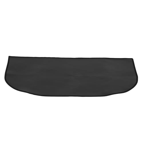 Zerodeko Feuerfeste Halbrunde Kaminmatte Rutschfester Hitzebeständiger Schutzteppich für Holzofen und Kamin Kompatibel mit Allen Hartböden Vielseitige Feuerstellen Isoliermatte von Zerodeko