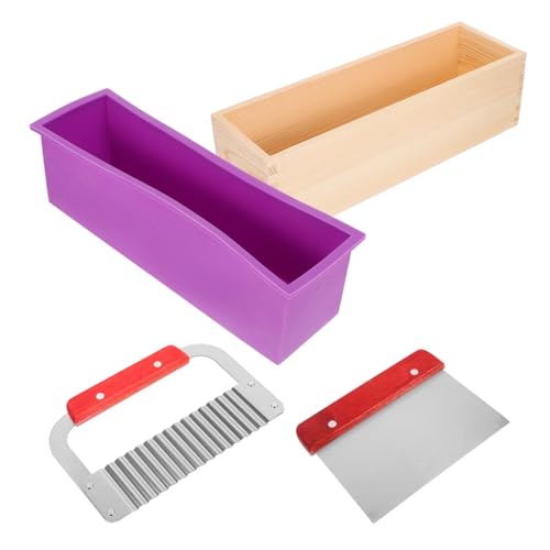 Zerodeko Flexible Rechteckige Silikonseifenform mit Holzbox DIY Gießform für Handgemachte Seifen Platzsparend und Einfach zu Verwenden für Anfänger und Kreative Seifenherstellung Zerodeko Flexible Rechteckige Silikonseifenform mit Holzbox DIY Gießform für Handgemachte Seifen Platzsparend und Einfach zu Verwenden für Anfänger und Kreative Seifenherstellung von Zerodeko