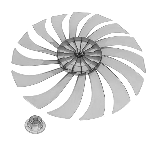 Zerodeko Ersatz-elektroventilator für Fan 14 Schwarz für Tischventilator Standventilator Standventilator von Zerodeko