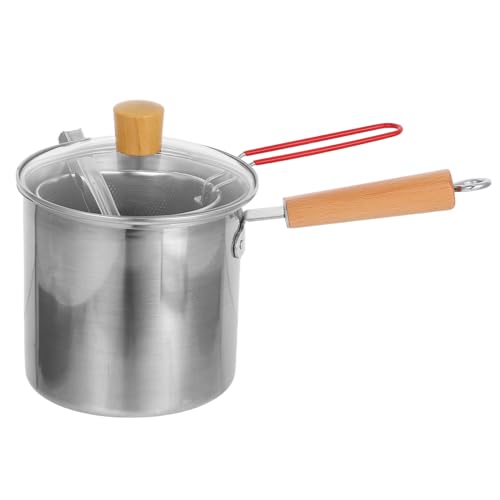 Zerodeko Fritteuse mit Korb Kompakte Fritteuse für Kleine Küchen zum Frittieren von Hähnchenflügeln Meeresfrüchten und Pommes Frites Sicher und Platzsparend von Zerodeko