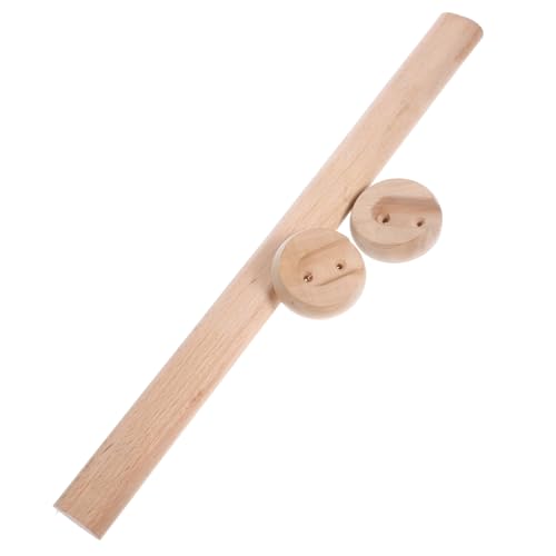 Zerodeko Kleiderstange Aus Buchenholz Für Schrank Platzsparende Hängestange Ohne Bohrhalterung Vielseitig Für Kleidungsaufbewahrung in Wohnung Und Hotel von Zerodeko