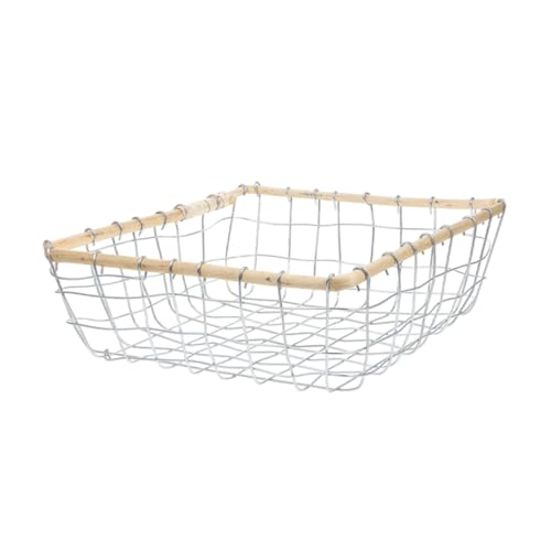 Zerodeko Geflochtener Aufbewahrungskorb Robust Stauraum Snackkorb Obstkorb Brotkorb Küchen Wohnzimmer Schlafzimmer Dekoration Klein Rechteckig Zerodeko Geflochtener Aufbewahrungskorb Robust Stauraum Snackkorb Obstkorb Brotkorb Küchen Wohnzimmer Schlafzimmer Dekoration Klein Rechteckig von Zerodeko