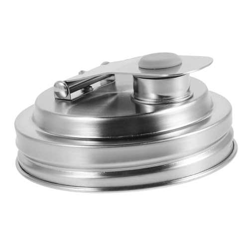 Zerodeko Deckel für Einmachgläser mit Ausgießer Öffnung Leckagefrei für Heiße Getränke Hält Frische und Temperatur Passend für Verschiedene Einmachgläser von Zerodeko