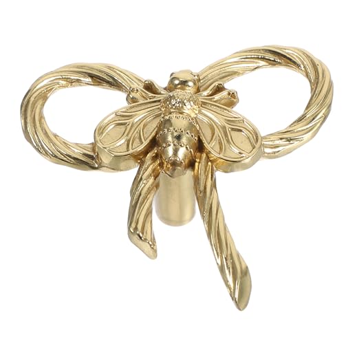 Zerodeko Griff Kleiderschrank Türgriff Bogengriffe Vintage Schubladengriffe Schubladengriff Zuggriffe Für Schränke Kommodenbeschläge Griffe Schrankbeschläge Kleiderschrankknopf Golden von Zerodeko