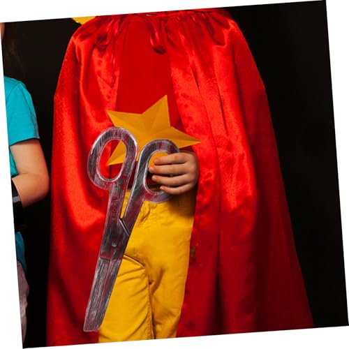 Zerodeko Große Plastik Clown Schere für Cosplay Bühnenauftritte Leichte Robuste Requisite Vielseitig für Theater Film Kostüm Party Erwachsene von Zerodeko