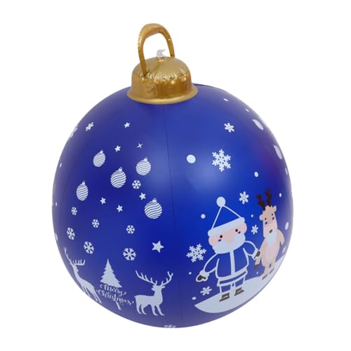 Zerodeko Großer Aufblasbarer Weihnachtsball: Aufblasbarer Weihnachtsschmuck Aus PVC Für Den Außenbereich, Festliche Bälle, Leuchtende Farben Für, Garten Und Feiertagsfeiern Zerodeko Großer Aufblasbarer Weihnachtsball: Aufblasbarer Weihnachtsschmuck Aus PVC Für Den Außenbereich, Festliche Bälle, Leuchtende Farben Für, Garten Und Feiertagsfeiern von Zerodeko