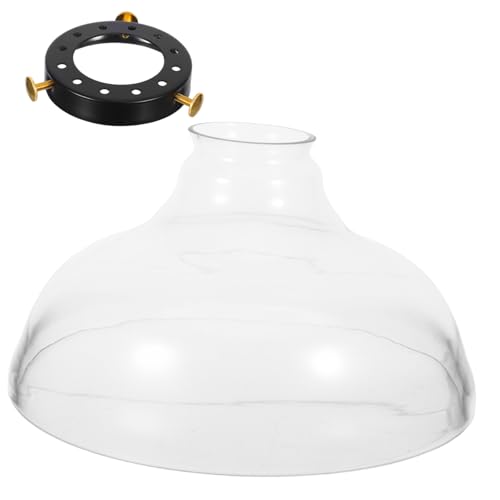 Zerodeko Hochtemperaturbeständiger Handgeblasener Glas Lampenschirm Trichterform Transparenter Ersatzschirm Für Pendelleuchten Wandlampen Lichtschutz Glas Abdeckung von Zerodeko