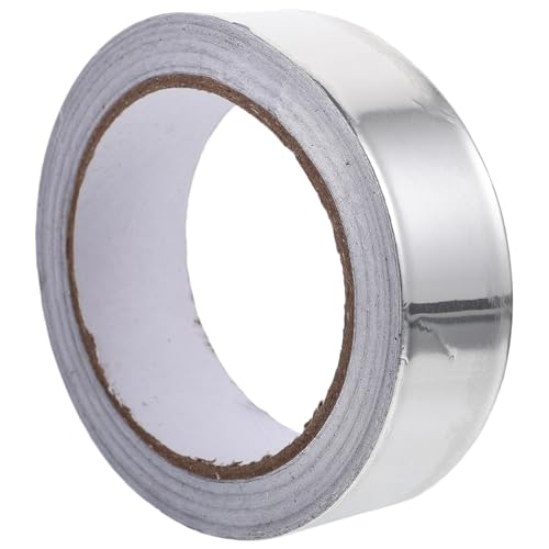 Zerodeko Hochtemperaturbeständiges Aluminiumfolienband Selbstklebendes Isolier Dichtungsklebeband für Heizungsrohre und Dampfsperre Wasserabweisend Vielseitig Einsetzbar von Zerodeko