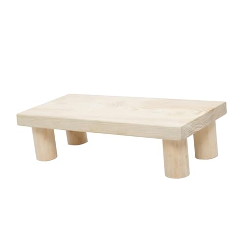 Zerodeko Holzhocker Stabil Anti-rutsch Sitzhocker Für Zuhause Und Kinderlebensraum Fußhocker Mit Schlichtem Design Für Jeden Stil von Zerodeko