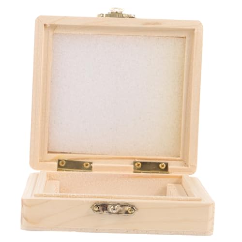 Zerodeko Holzkiste für Mikroskop objektträger Fächer Biologischer Schnitt Präparate Aufbewahrungsbox Stapelbarer Mikroskop slide Organizer Praktische Glas schnittbox für Labor und Biologie von Zerodeko