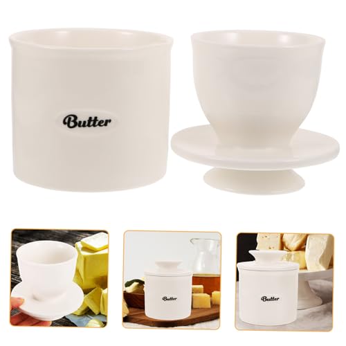 Zerodeko Keramik Butterdose ohne Messer Großer Butteraufbewahrungsbehälter mit Deckel Bpa Frei Lebensmittelecht Geruchsneutral Temperaturbeständig für Küche und Kühlschrank Zerodeko Keramik Butterdose ohne Messer Großer Butteraufbewahrungsbehälter mit Deckel Bpa Frei Lebensmittelecht Geruchsneutral Temperaturbeständig für Küche und Kühlschrank von Zerodeko