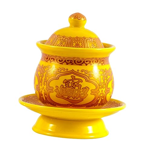 Zerodeko Guanyin Lotus Wasserbecher aus Keramik Buddha Opferbecher für Wasseropfer Dekoration und Zeremonien Alterungsbeständig Detailliertes Design für Buddhisten Zerodeko Guanyin Lotus Wasserbecher aus Keramik Buddha Opferbecher für Wasseropfer Dekoration und Zeremonien Alterungsbeständig Detailliertes Design für Buddhisten von Zerodeko