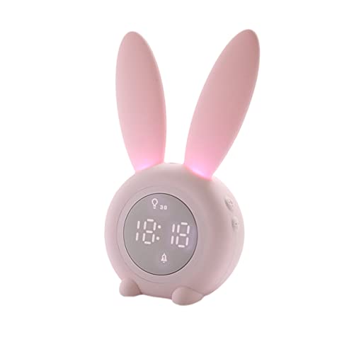 Zerodeko Kinderwecker Wecker Für Kinder Digital Cartoon-Uhr Nachtlicht Kinder-Timer von Zerodeko