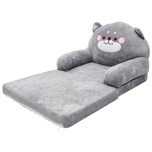 Zerodeko Adorables Elefantenförmiges Faltbares Plüsch-kindersofa Für Jungen Und Mädchen Weicher Sicherer Sitz Für Kinderzimmer Kindergarten Und Spielzimmer von Zerodeko