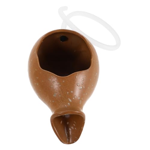 Zerodeko Keramik Teichspucker Für Draußen Springbrunnenspucker Mit Offenen Design Wasserbrunnen Für Kleine Teiche Tischbrunnenvase Für Pflanzen Garten Wasserfallbrunnen Für Terrasse von Zerodeko