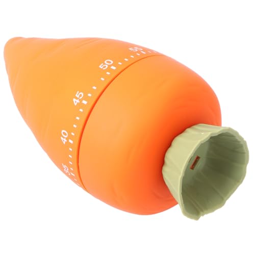 Zerodeko Küchen Timer Karottenform Mechanischer Küchenuhr mit Lauten Alarm Minuten Countdown Küchenwecker für Backen und Zeitmanagement Langlebiges Material von Zerodeko