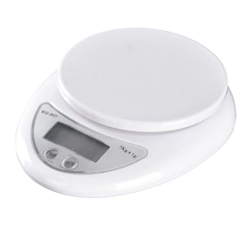 Zerodeko 5kg Küchenwaage Elektronisch Mini Lebensmittelwaage Mit Lcd-display Und Tara-funktion Präzise Gewichtsmessung Für Lebensmittel Und Zutaten Batterien Nicht Enthalten Weiß Zerodeko 5kg Küchenwaage Elektronisch Mini Lebensmittelwaage Mit Lcd-display Und Tara-funktion Präzise Gewichtsmessung Für Lebensmittel Und Zutaten Batterien Nicht Enthalten Weiß von Zerodeko
