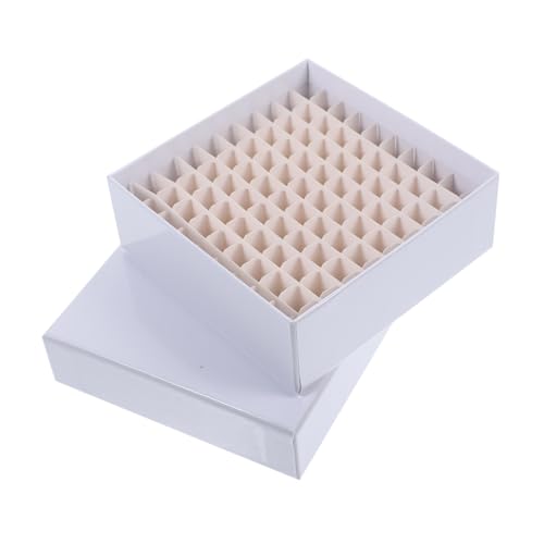 Zerodeko Laboratory Tube Box Papier Kryo aufbewahrungsbox für Mikrozentrifugenröhrchen Gefrierfach Geeignet Stabil Wiederverwendbar Wasserabweisend für Probenlagerung Zerodeko Laboratory Tube Box Papier Kryo aufbewahrungsbox für Mikrozentrifugenröhrchen Gefrierfach Geeignet Stabil Wiederverwendbar Wasserabweisend für Probenlagerung von Zerodeko