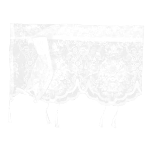 Zerodeko Lace Vorhang Weiß Kurz mit Spitzenmuster Transparenter Voile Fenster und Türvorhang für Wohnzimmer Schlafzimmer Leichtes Waschbares Dekor Zerodeko Lace Vorhang Weiß Kurz mit Spitzenmuster Transparenter Voile Fenster und Türvorhang für Wohnzimmer Schlafzimmer Leichtes Waschbares Dekor von Zerodeko