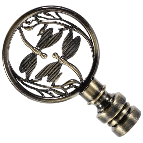 Zerodeko Metall Libelle Lampen Zierkappe Vintage Lampenschirm Zubehör Dekorative Lampenknopf für Steh und Tischlampen Einfache Montage Langlebiges Design von Zerodeko