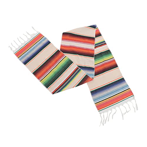 Zerodeko Mexikanischer Tischläufer Wiederverwendbarer Tischläufer Elegantem Design aus Hochwertigem Baumwoll Partys Feiern und Dekorative von Zerodeko
