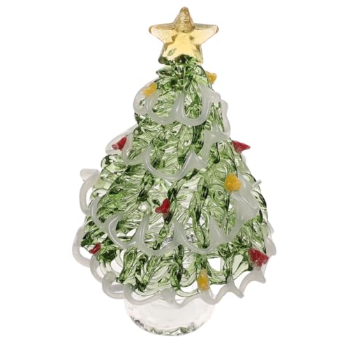 Weihnachtsbaumschmuck Weihnachtsschmuck Aus Glas Einzigartiges Kristallbaum-sammlerstück Für Weihnachten von Zerodeko