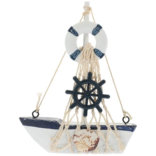 Zerodeko Segelschiffmodell Aus Holz – Bootsdekor Im Mediterranen Stil Segelboot-wanddekor Für Das Wohnzimmer Zerodeko Segelschiffmodell Aus Holz – Bootsdekor Im Mediterranen Stil Segelboot-wanddekor Für Das Wohnzimmer von Zerodeko