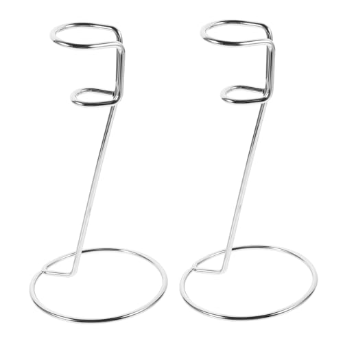 Zerodeko 2-teiliger Rührbesen-aufbewahrungsständer Milchaufschäumer Handmixer-ständer Schlankes Silbernes Design Leicht Zu Reinigen von Zerodeko