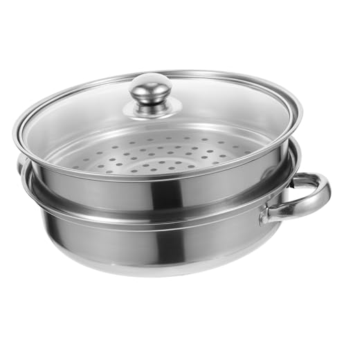 Zerodeko Multifunktionaler Edelstahl Dampfgarer Topf Dicker Doppellagiger Steamer mit Belüftung Schnelles Dampfgaren für Küche Familie Restaurant Leicht zu Reinigen Langlebig Vielseitig Zerodeko Multifunktionaler Edelstahl Dampfgarer Topf Dicker Doppellagiger Steamer mit Belüftung Schnelles Dampfgaren für Küche Familie Restaurant Leicht zu Reinigen Langlebig Vielseitig von Zerodeko