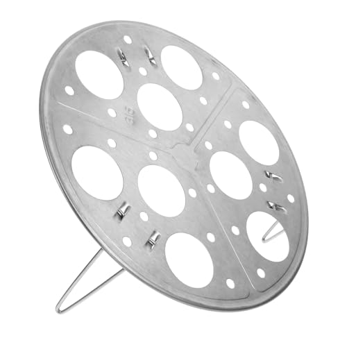 Zerodeko Eierhalter aus Dampfgarer für Töpfe 9-Loch Eierständer Hitzebeständig Multifunktional für Haushalt Zerodeko Eierhalter aus Dampfgarer für Töpfe 9-Loch Eierständer Hitzebeständig Multifunktional für Haushalt von Zerodeko
