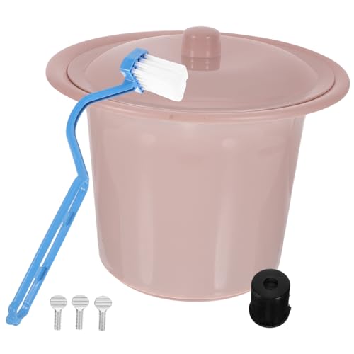 Zerodeko Urin Eimer Kunststoffbehälter Nachttopf Bettpfanne Urinal Urintopf Nacht Urinal mit Deckel Töpfchen Pinkeleimer e Toilette für Haushalt Erwachsene Kinder Schwangere Autoreisen von Zerodeko