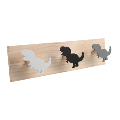 Zerodeko Nordic Minimalist Dinosaur Wandhaken für Kinderzimmer Stabile Wandmontage Multifunktional für Jacken Handtücher Rucksäcke Kreatives Wanddekor Kinderfreundlich von Zerodeko