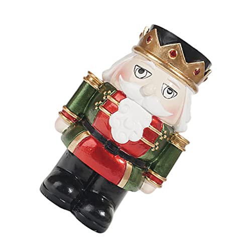 Zerodeko Nussknacker Weihnachts Figuren weihnachtsfigur wohnzimmerdeko Weihnachtsstimmung Present Ideas Kerzen Weihnachtsdekorationen Strudel Weihnachtsschmuck Dekoration aus Kunstharz Green von Zerodeko