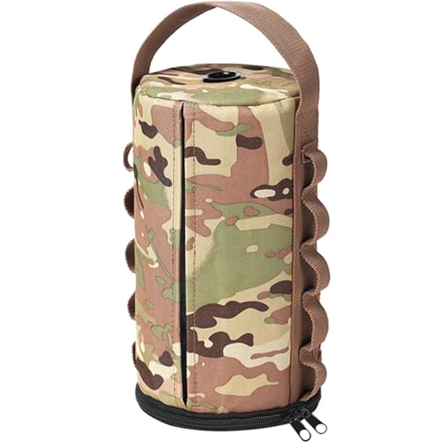 Zerodeko Camping Taschentuchbox - Outdoor Toilettenpapierhalter Mit Reißverschluss, Hängende Aufbewahrung Für Küche Und Büro, Camouflage von Zerodeko