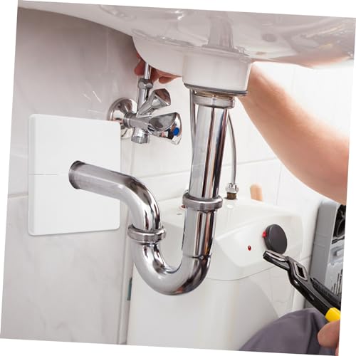 Zerodeko PVC Rohrlochabdeckung Split Flange Wandflansch Abdeckplatte Selbstklebend Wasserfest Langlebig für Klimaanlage Heizungsrohr Dekorationsabdeckung von Zerodeko