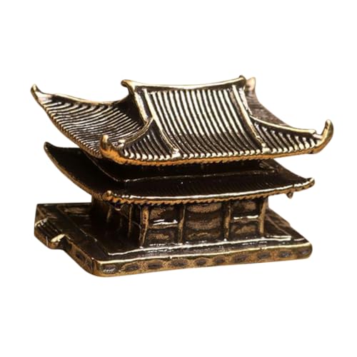 Zerodeko Elegante Miniatur-japanische Statue Vintage Bronze Pavillon Für Dekorativen Zen-Garten Zerodeko Elegante Miniatur-japanische Statue Vintage Bronze Pavillon Für Dekorativen Zen-Garten von Zerodeko